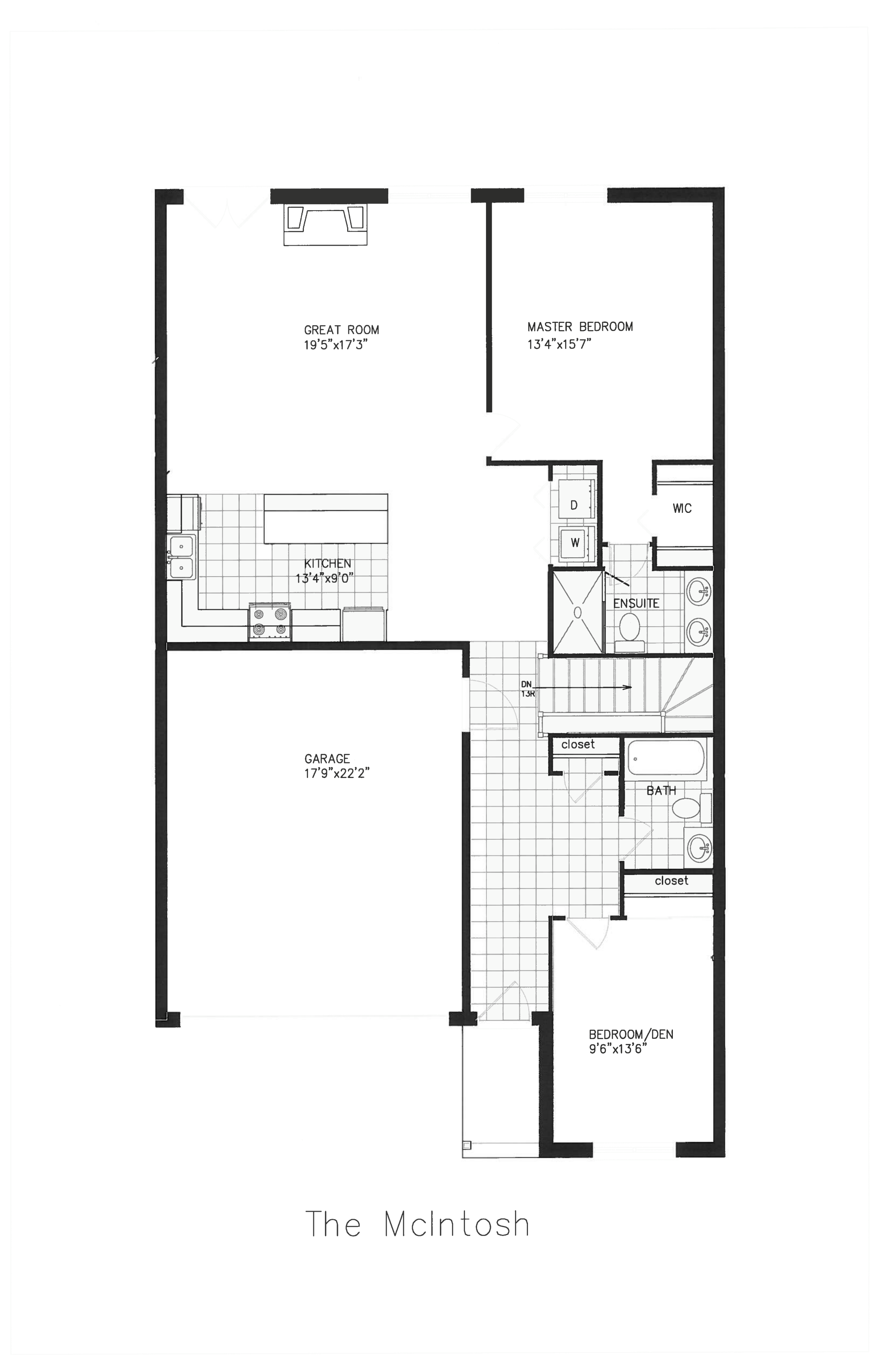 The McIntosh floor plan diagram
